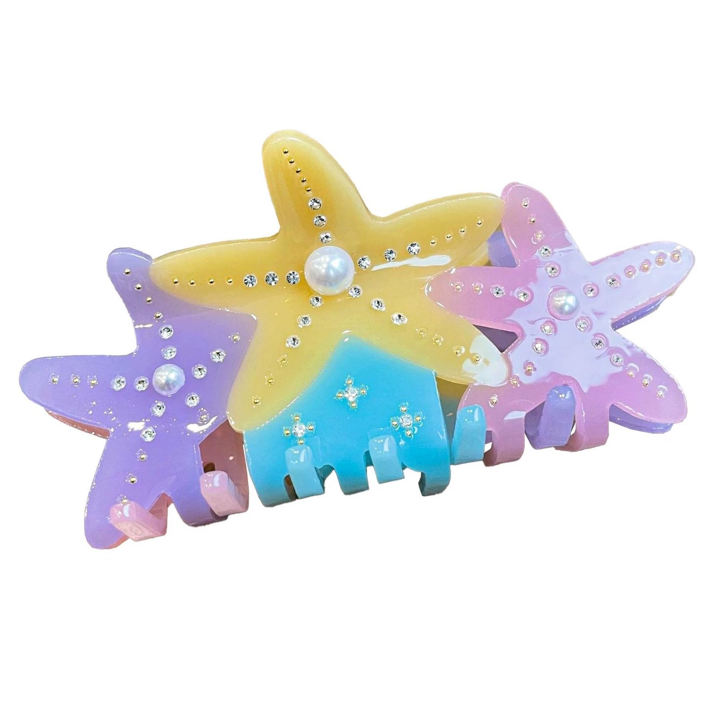 Shell Conch Sea Star Hair Clip