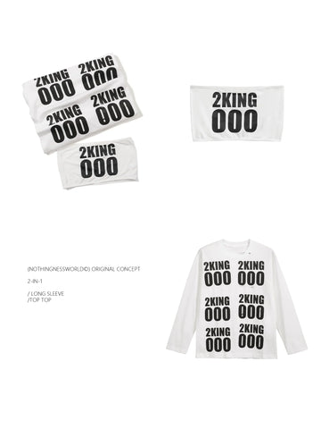 2000KING 'series tops, strapless skirts