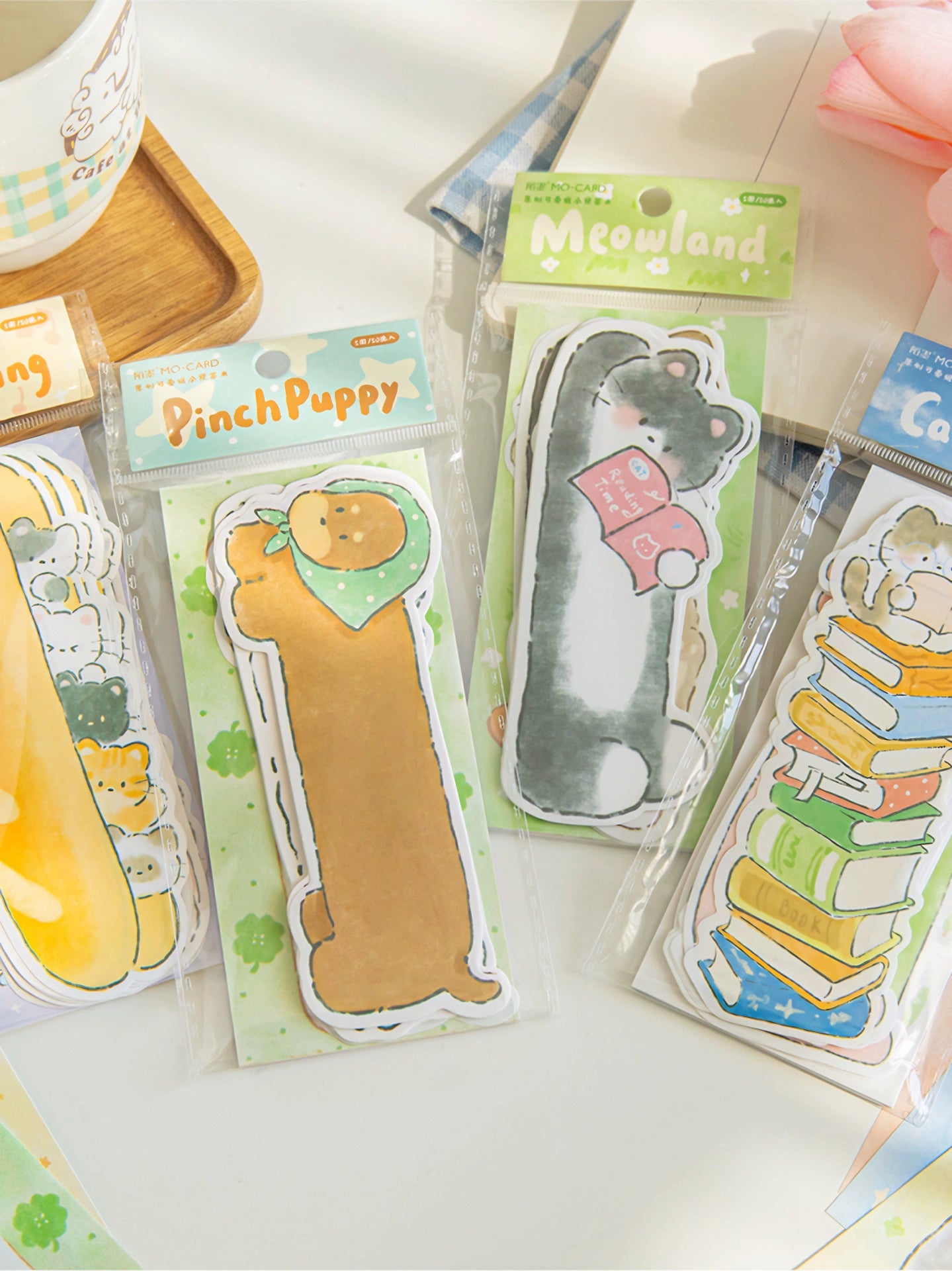 Cute cartoon combination notebook with cats and dogs