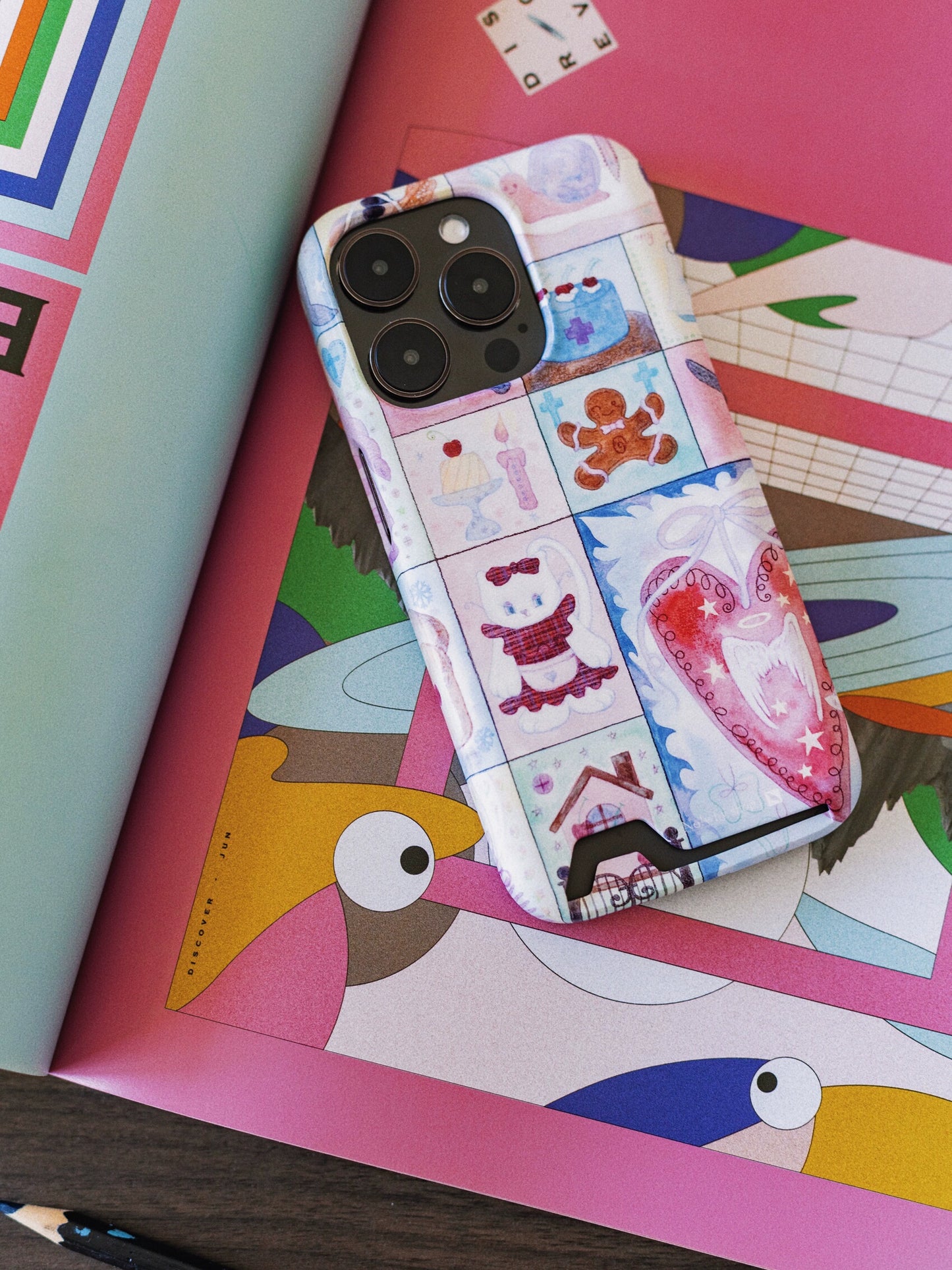 PTMAOR "Dream Core" frosted plug-in Kafflin case phone case