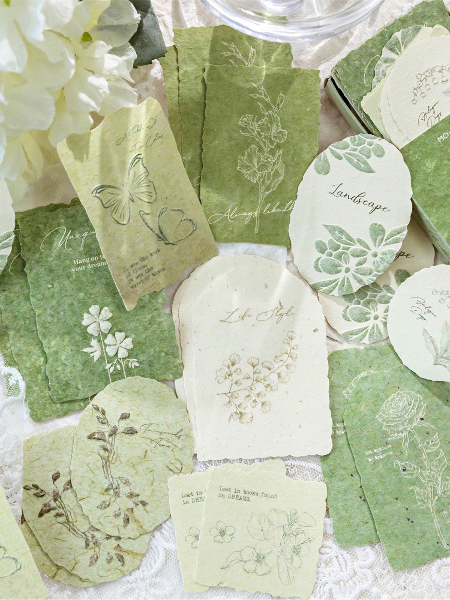 Forest Overture Vanilla Paper Matchbox Booklet Decorative Paper