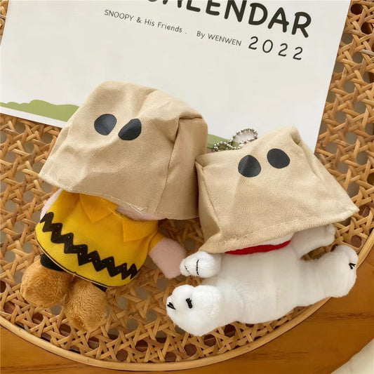 Plush paper bag headband Snoopy plush charm