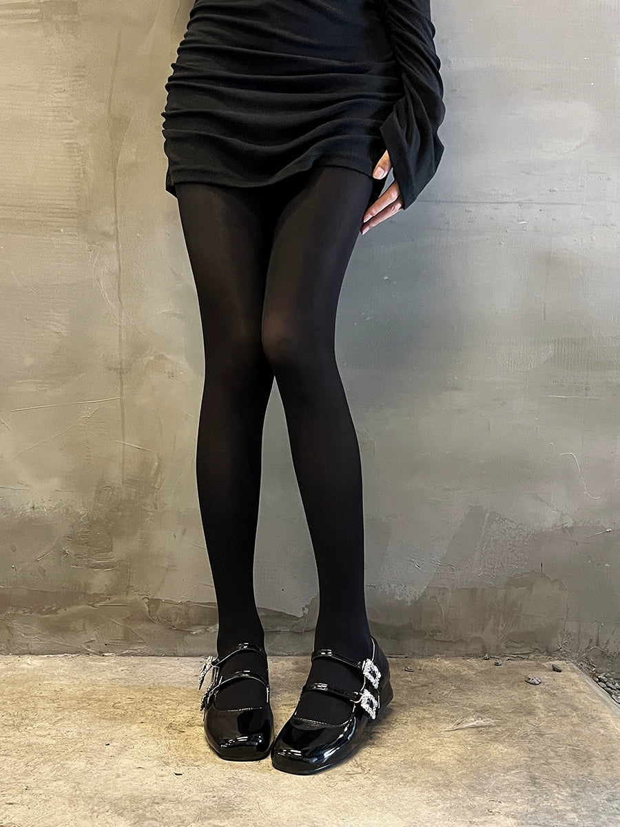 Grey pantyhose velvet stockings leggings