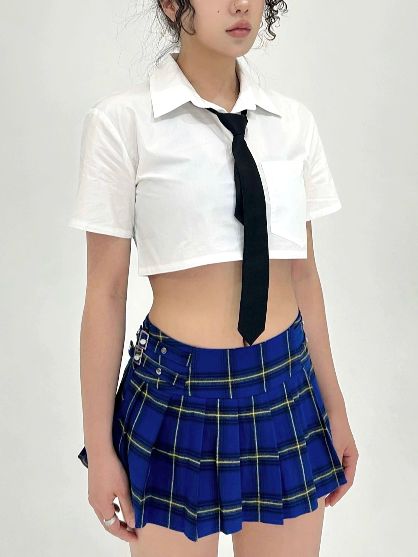 Macaron short-sleeved shirt