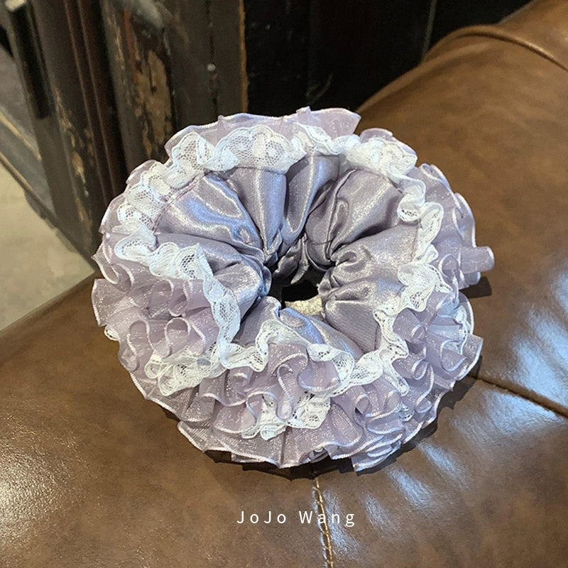 Hydrangea scrunchie