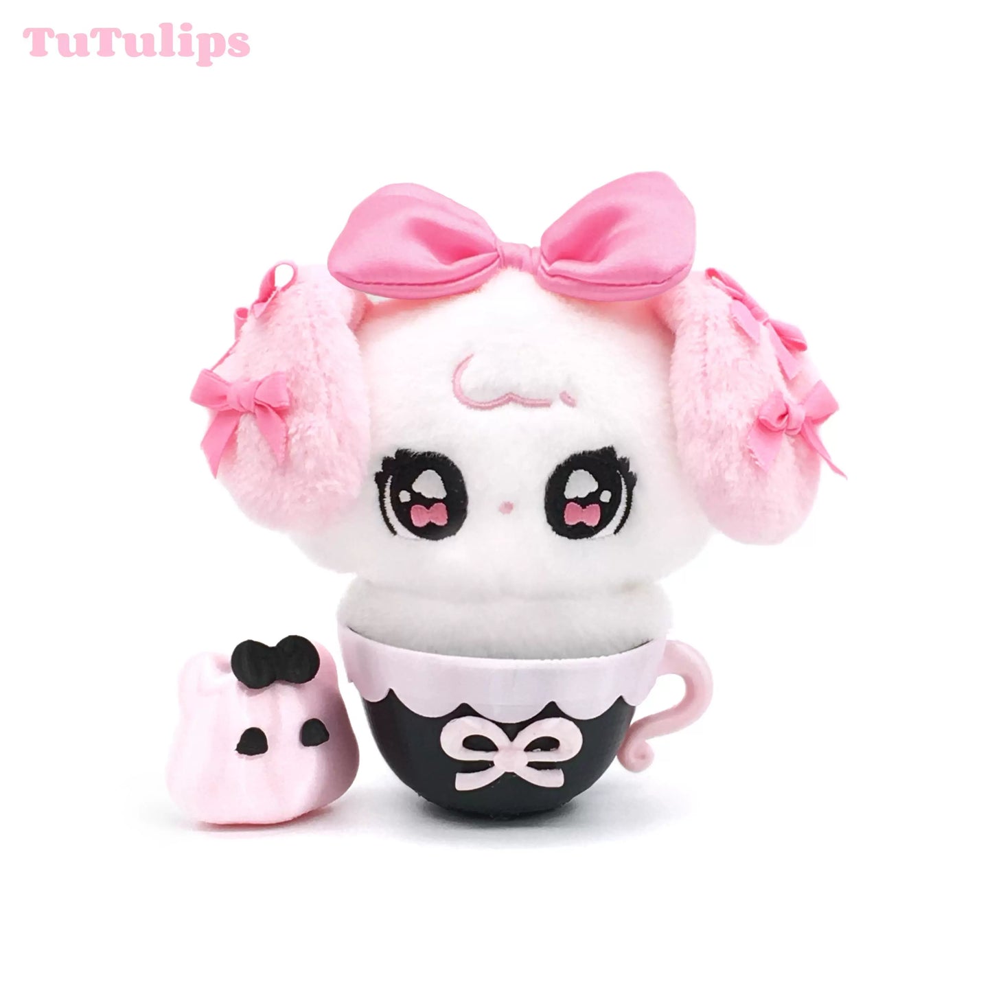 Don't mess with rabbits TuTu series rabbit and puppy plush pendant