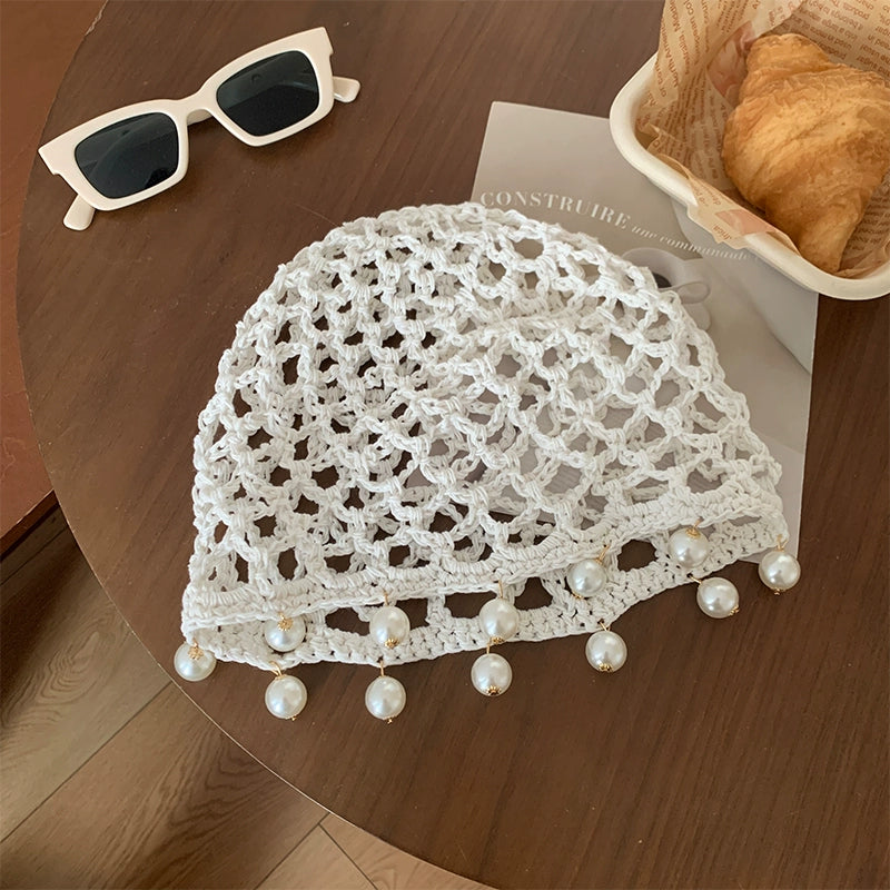 Hand woven hollow round bead toe cap