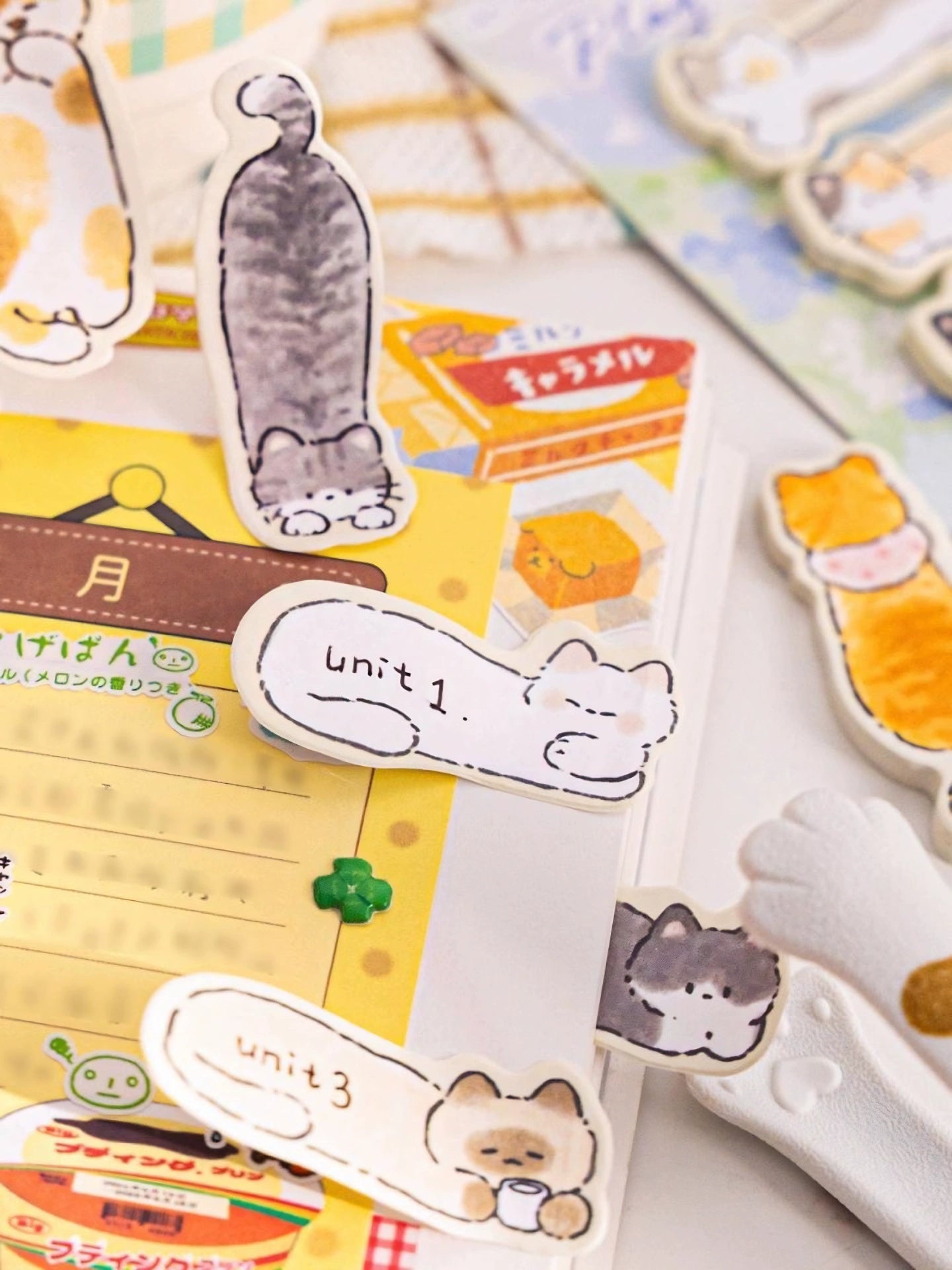 180pics Cat Twisted Egg Alien Index Sticker