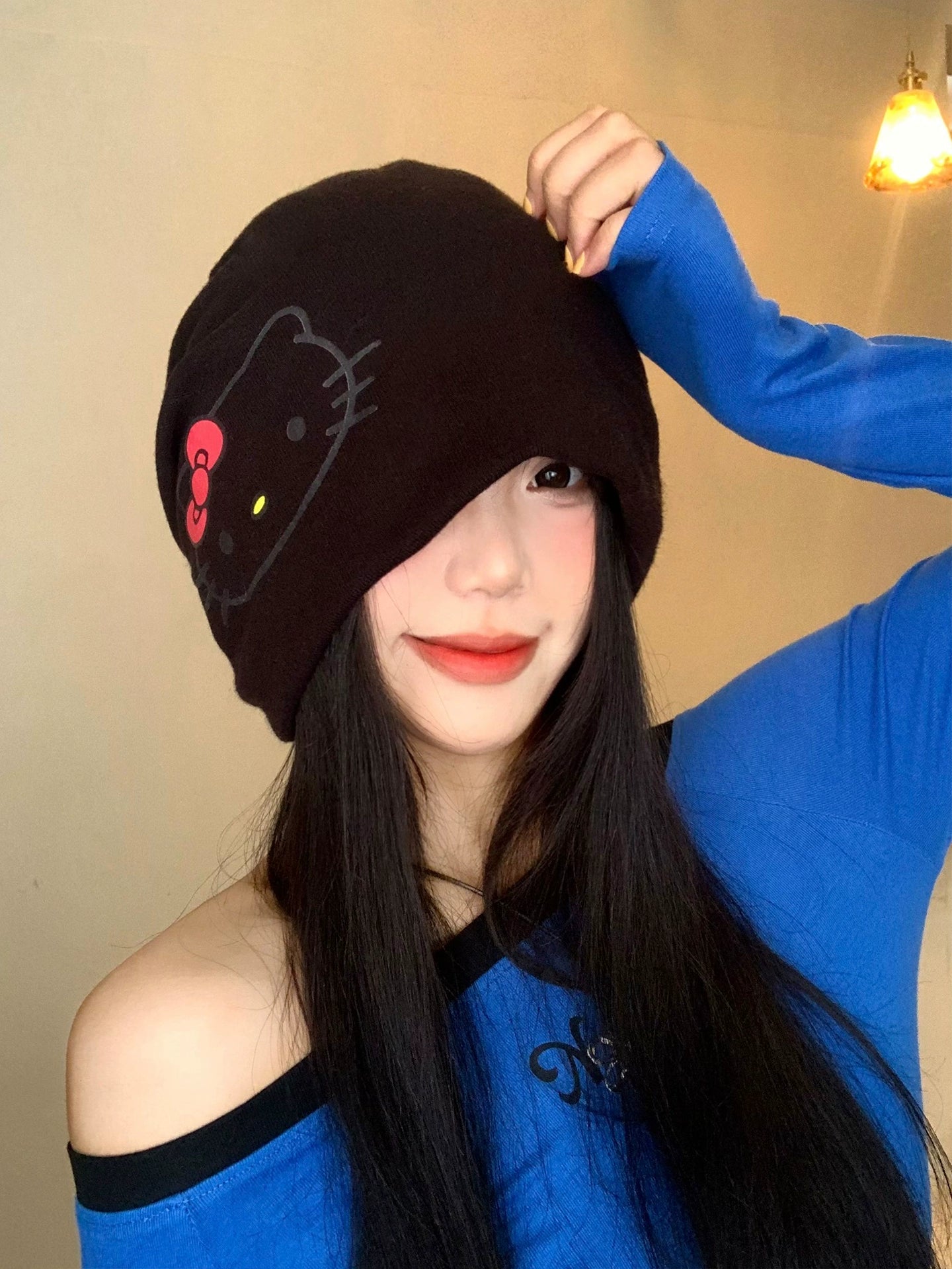 Cute Kitty Cat Pile Hat