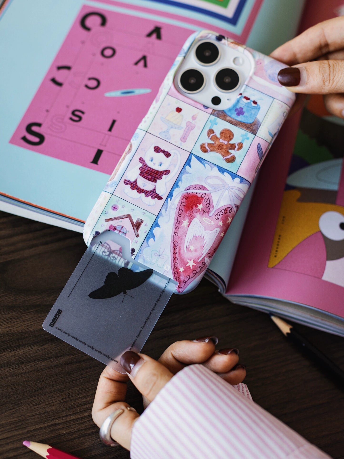 PTMAOR "Dream Core" frosted plug-in Kafflin case phone case