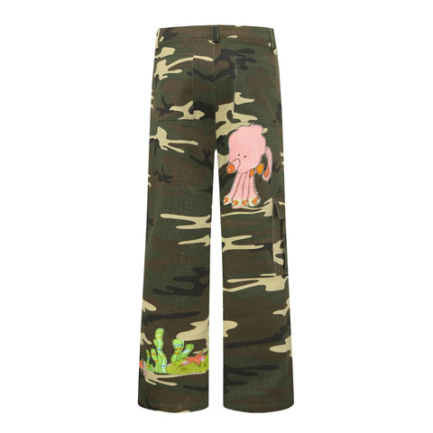 Octopus grass joint camouflage pants