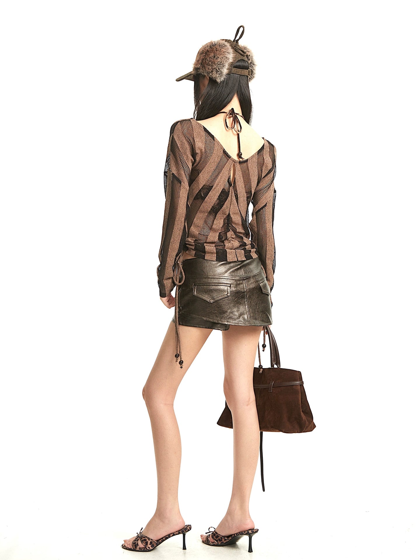 Waste soil skin short skirt