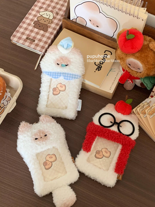 Mantou Cat Pupu Plush Ferrule