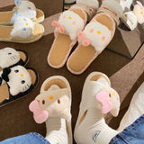 Hello Kitty cotton and linen slippers