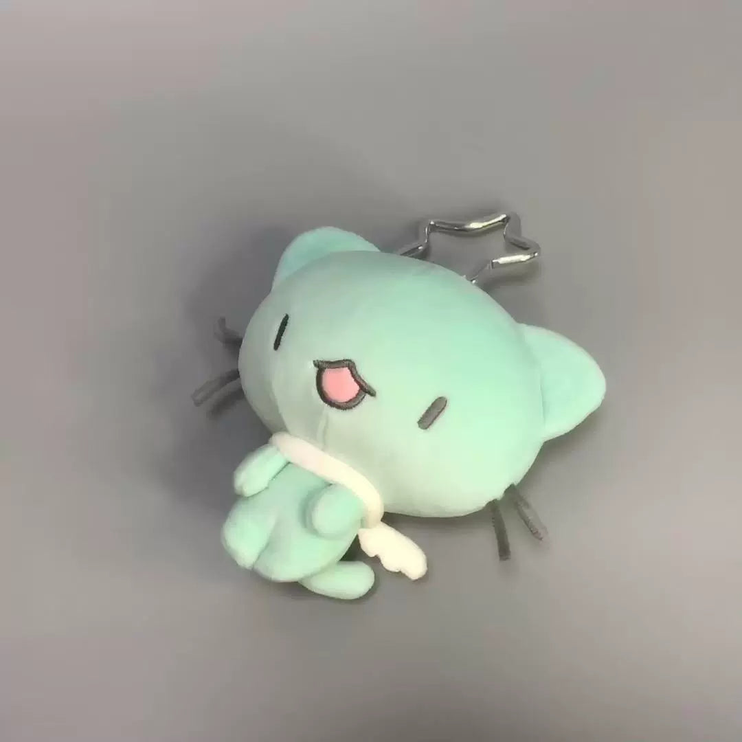 Mint Angel Kitten Plush Toy charm