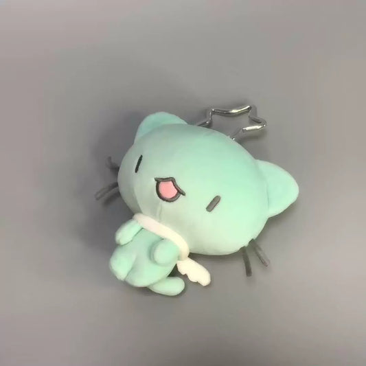 Mint Angel Kitten Plush Toy charm