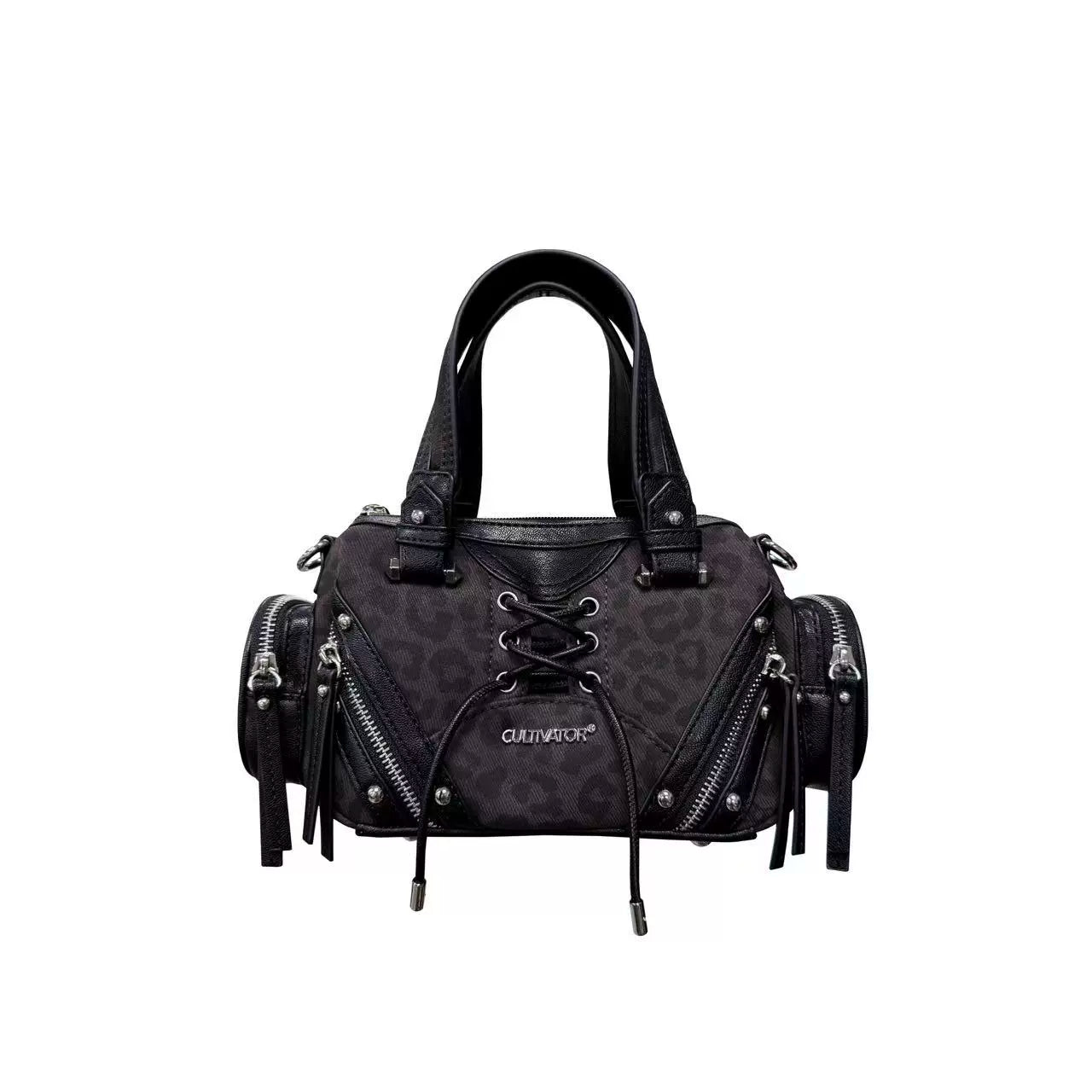 Splicing Handheld Crossbody Mini Motorcycle Pillow Bag