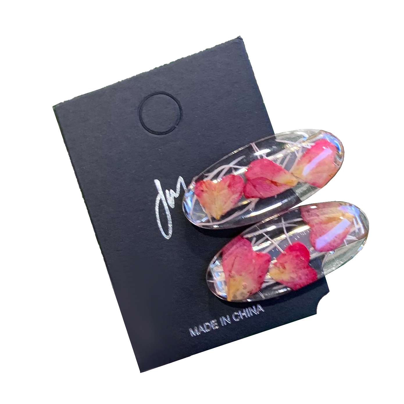 Spring Garden Flower Hair Shark Clip