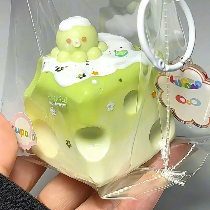 Green Matcha Octopus Cheese Squishy