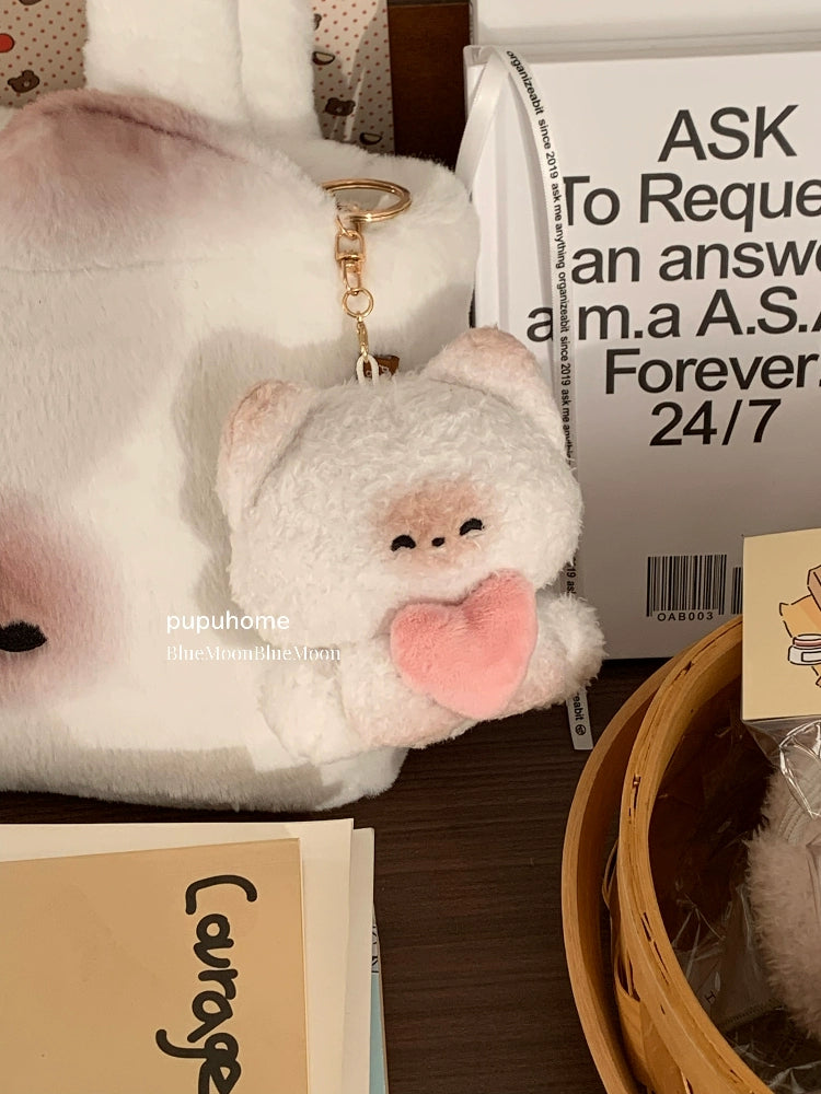 Mantou cat [love pupu] bulletin series plush pendant