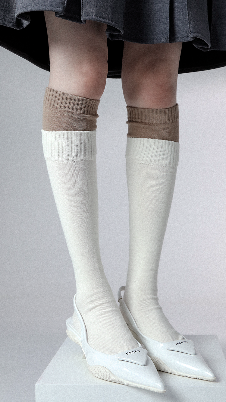 color matching long stockings