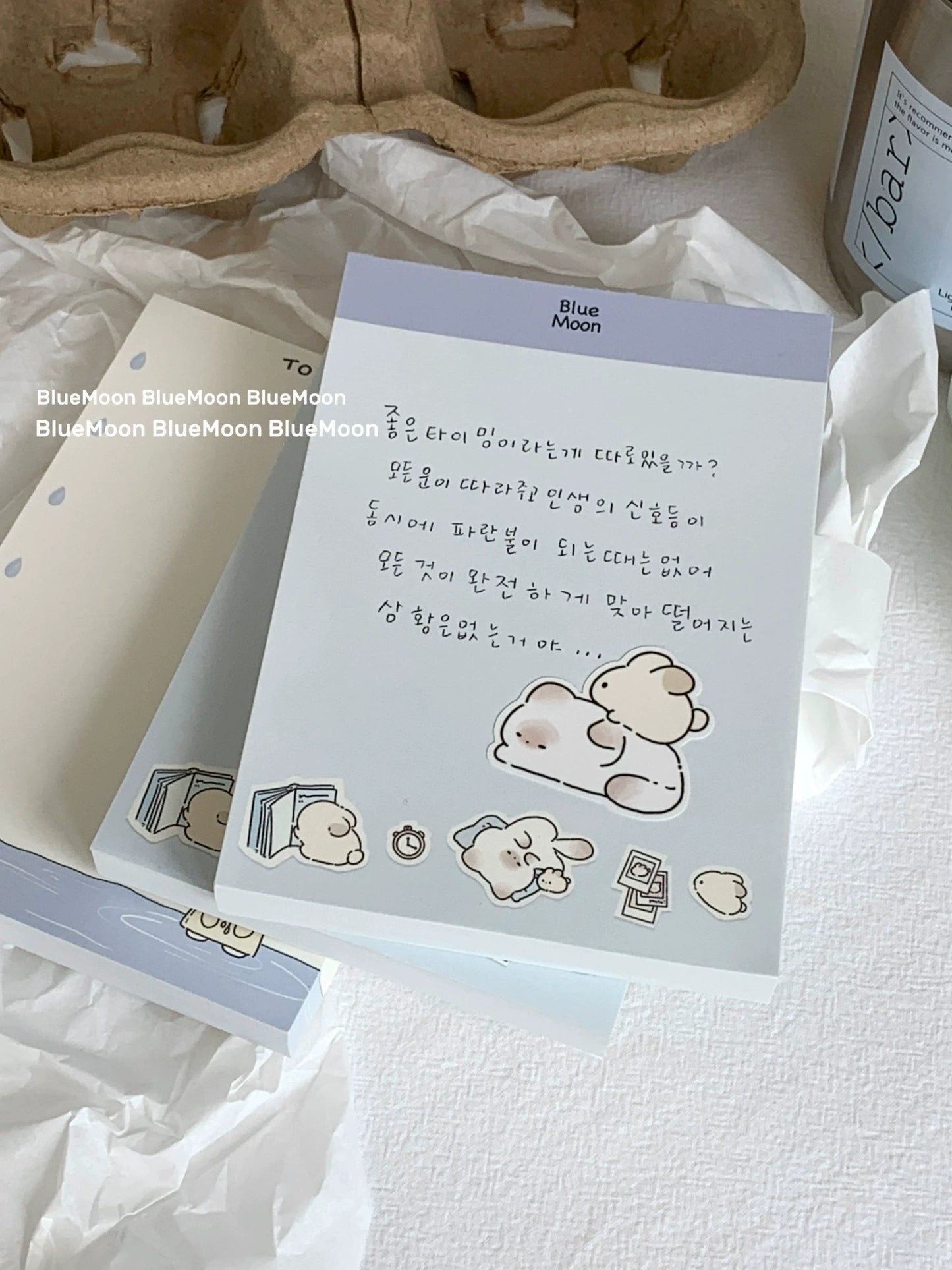 Mantou cat A6 small brick [Rabbit Manyuan series] notepad is thick
