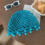 Hand woven hollow round bead toe cap