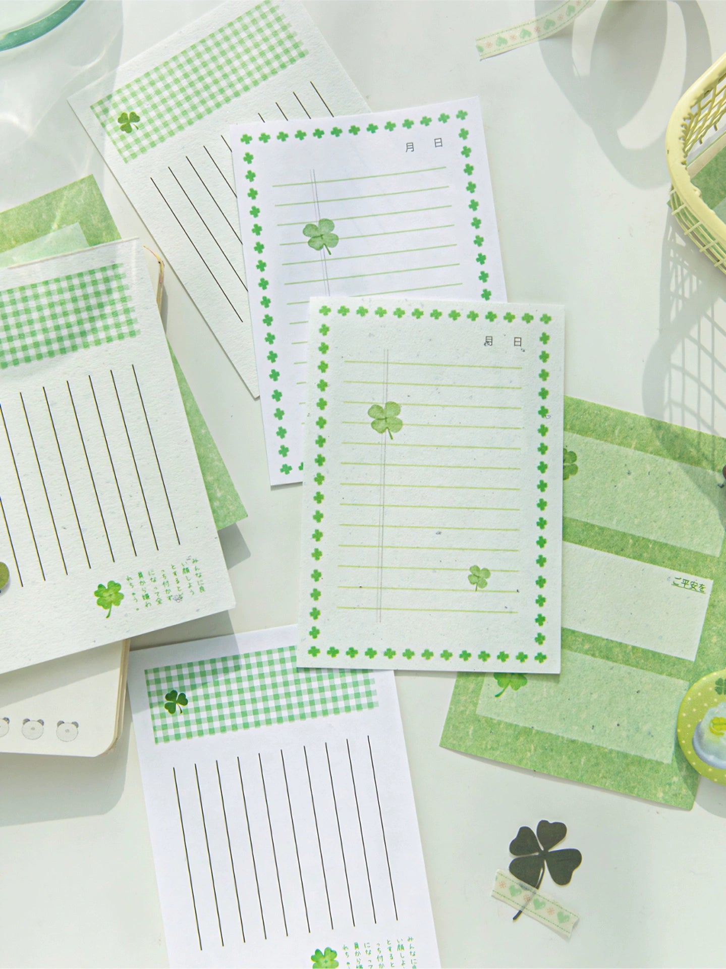 30pcs Four Leaf Clover Lucky Day Notebook