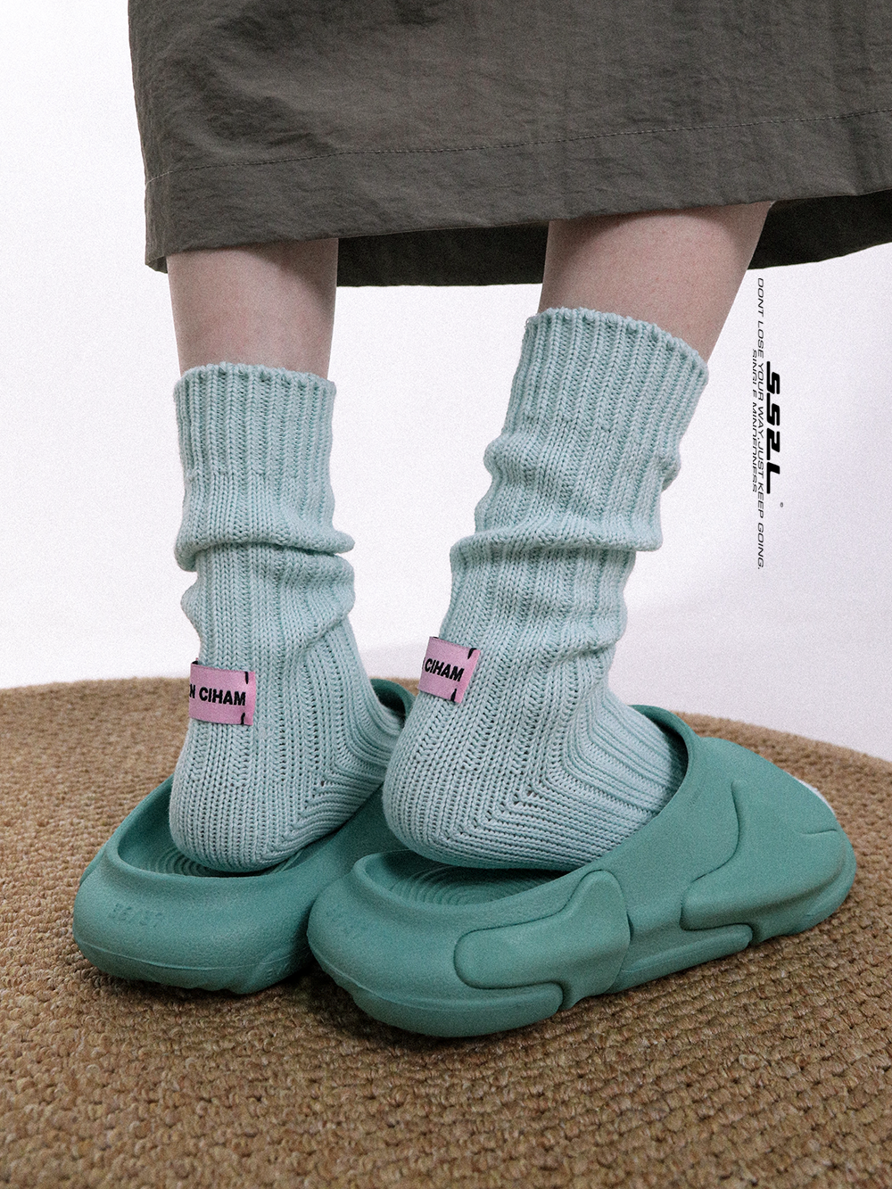 cotton knitted socks