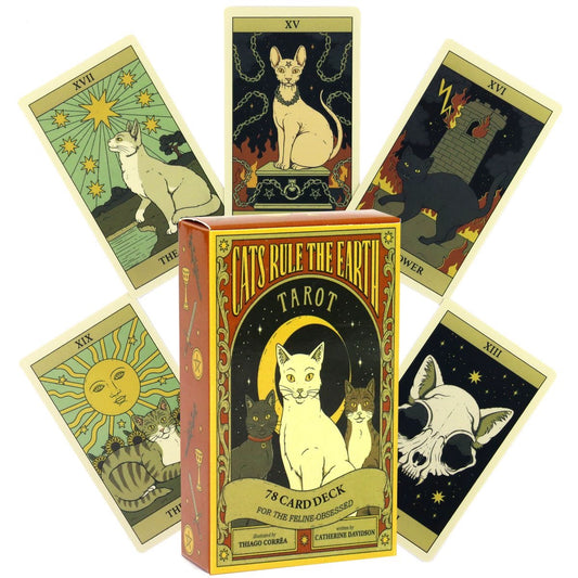 Cats Rule the earth tarot cards
