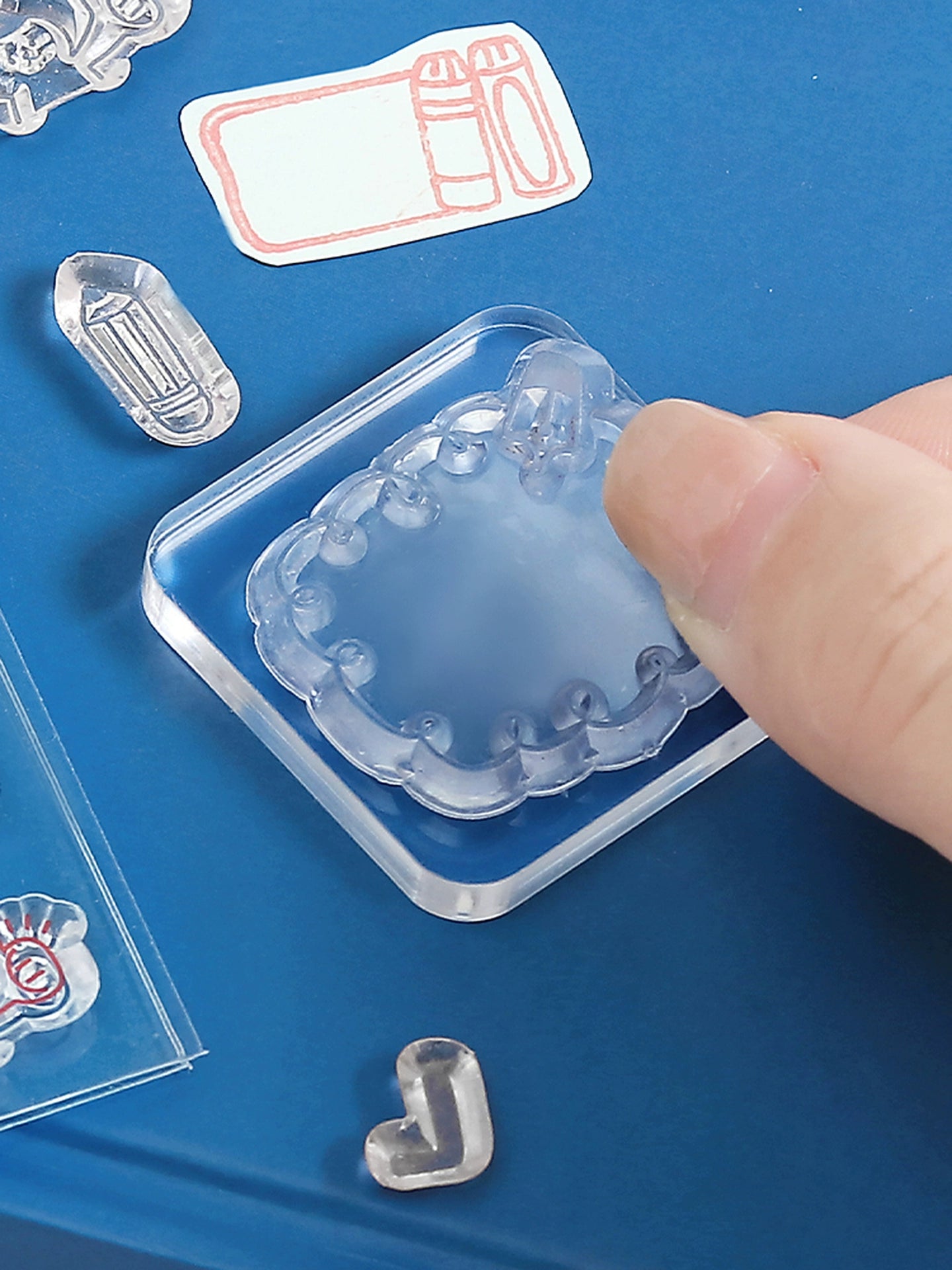 Daily Random Notes, Loose leaf Silicone Seal Set, Checkin Plan