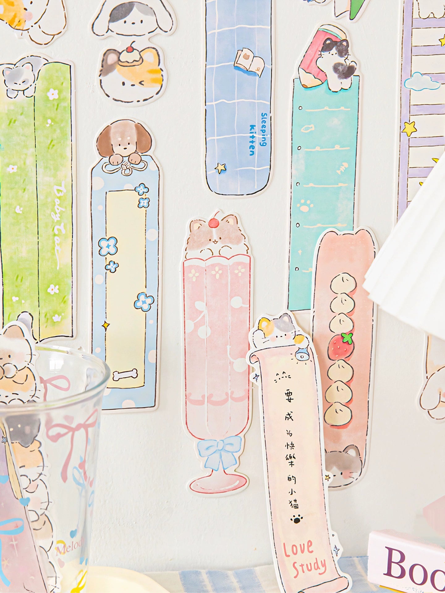 30pcs Cute Cartoon Animal Alien Bookmark