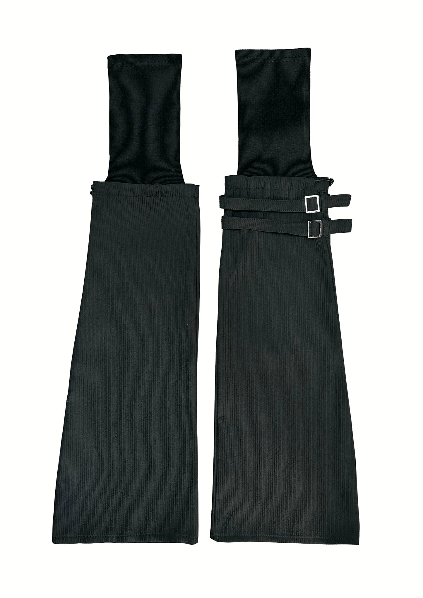 Splicing fake two-piece leg warm black/white