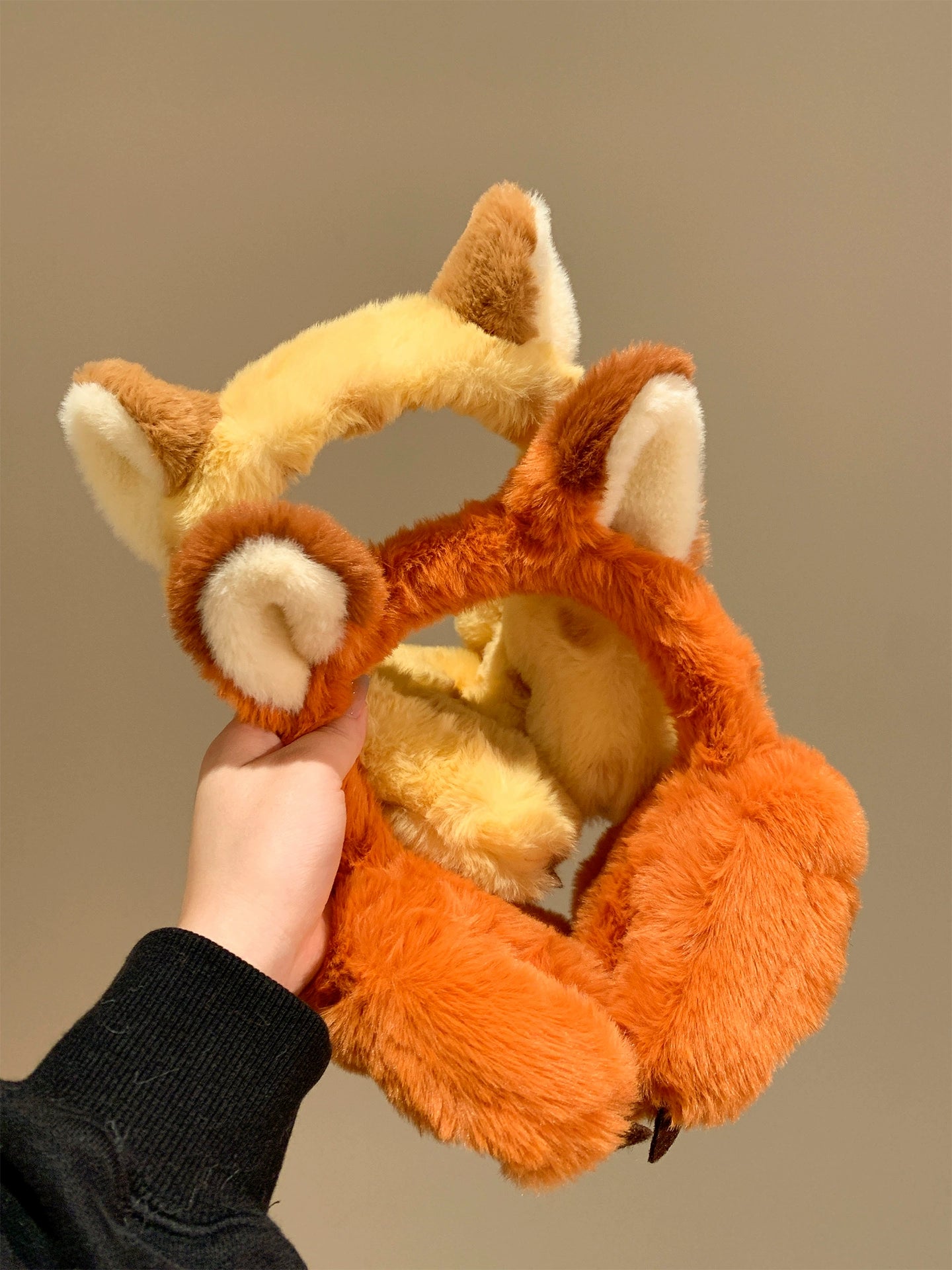 Fox plush earmuffs