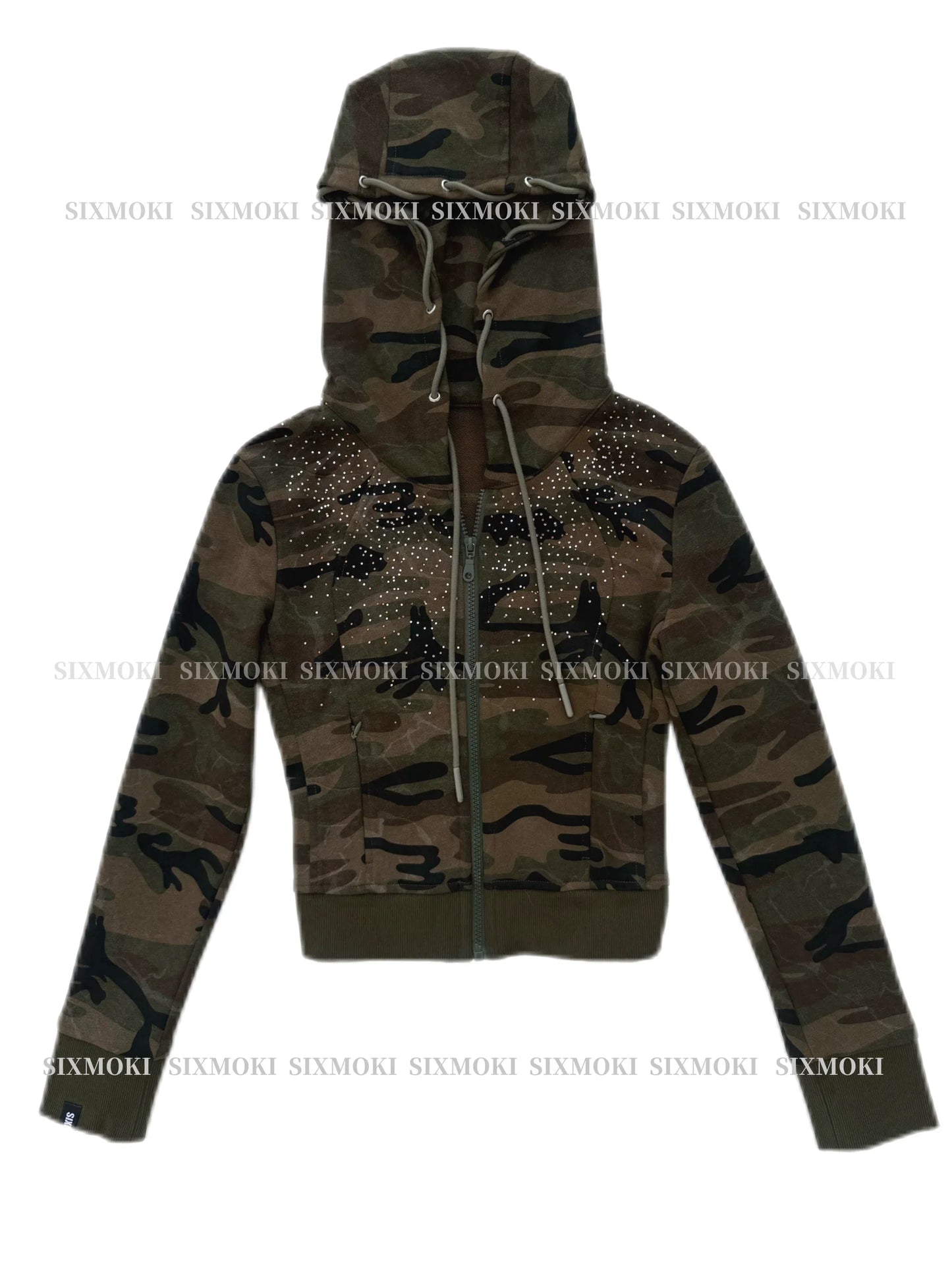 Hot stamping camouflage hooded set