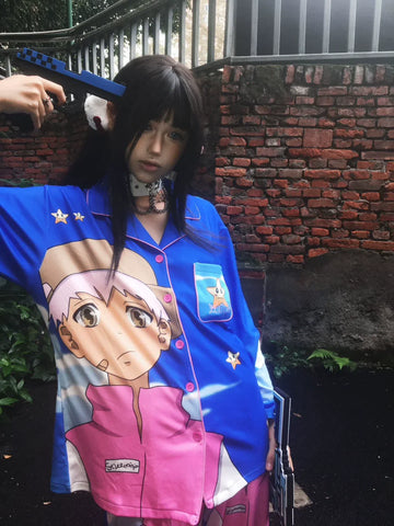 Pinkboy pink boy German velvet pajamas