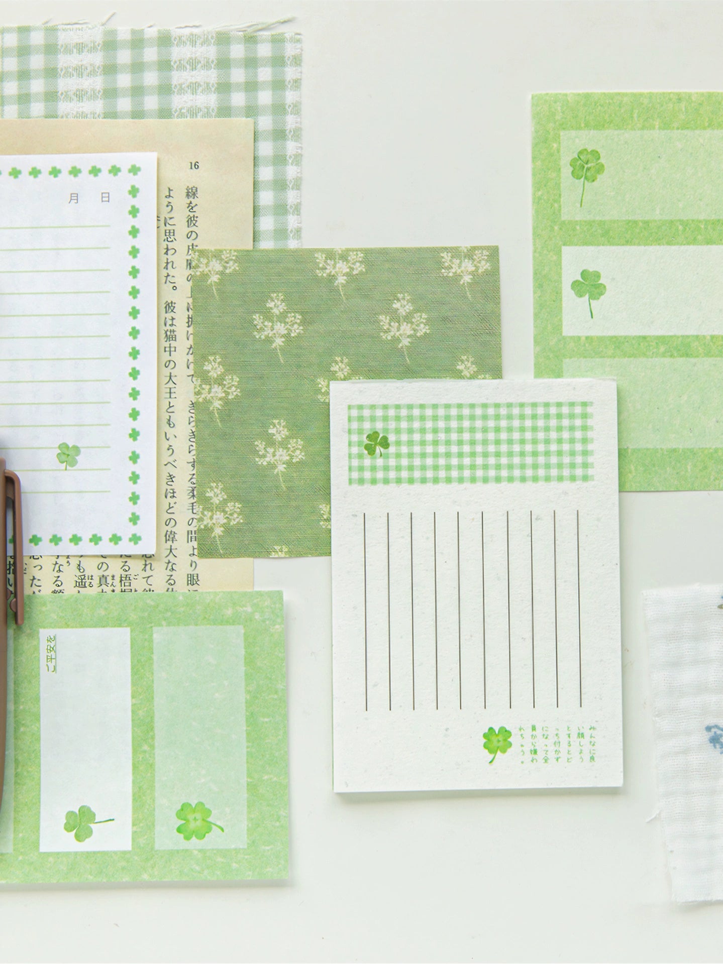 30pcs Four Leaf Clover Lucky Day Notebook