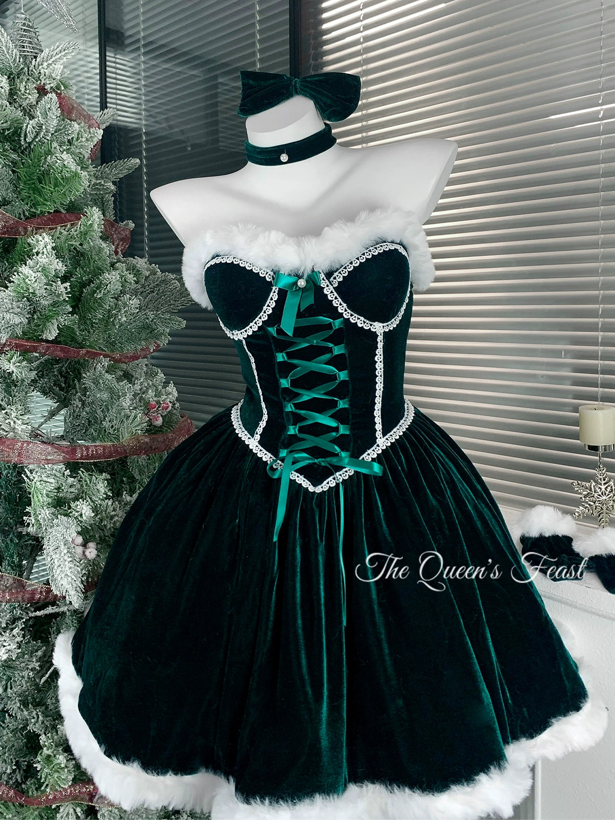 Red Velvet Dress for Christmas