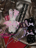 Gothpunk Bunny Keychain
