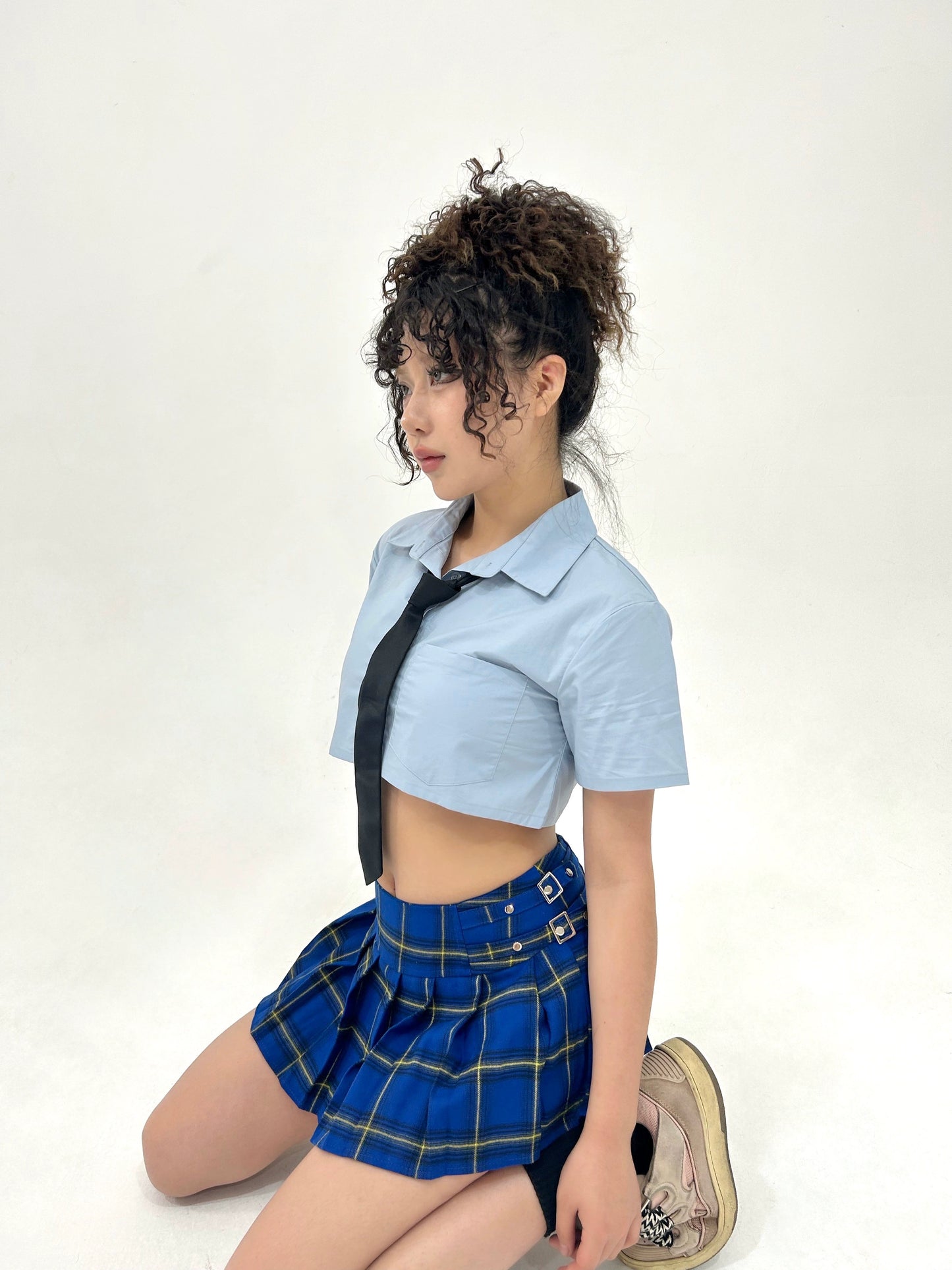 Macaron short-sleeved shirt