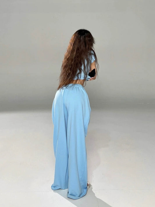 Candy blue sweatpants