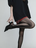 Lace hook tights