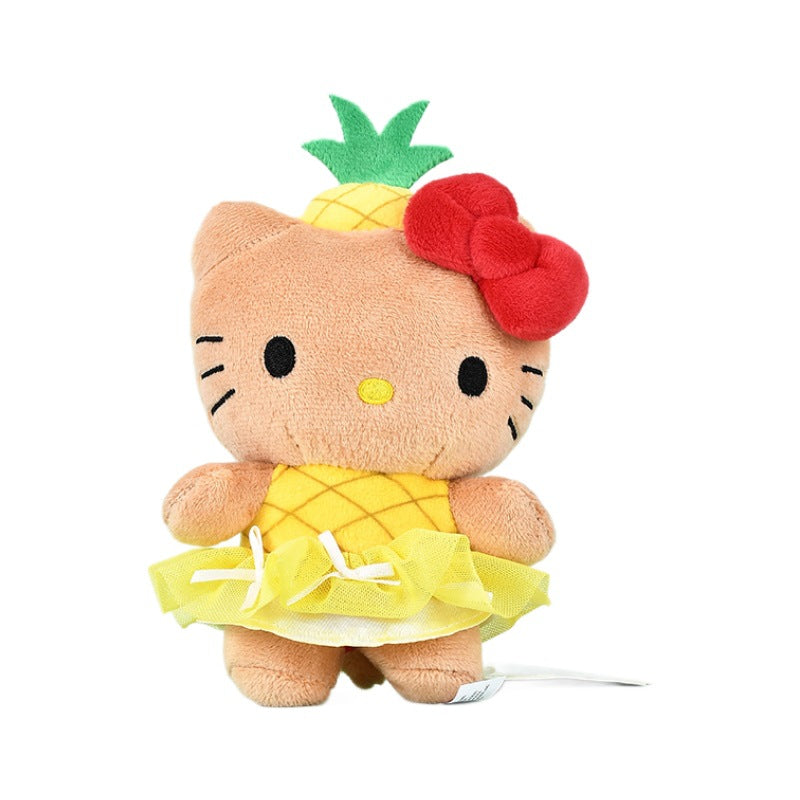 Hawaiian Pineapple Orchard Hello Kitty Plush Pendant