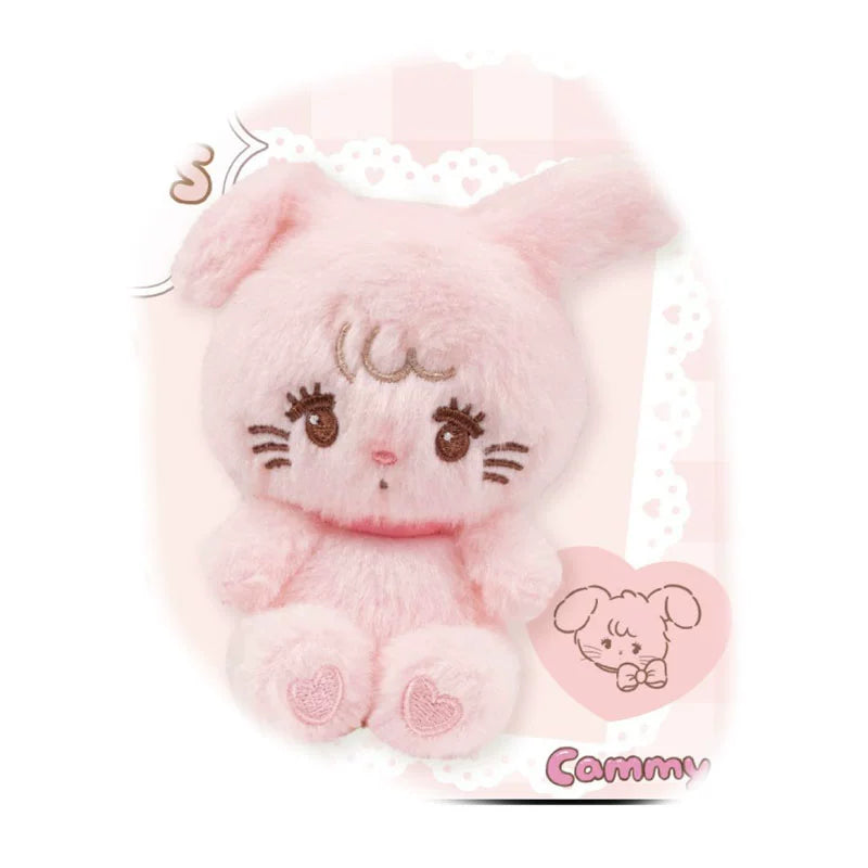 Japanese QUALIA genuine Mikko character plush toy pendant, twisted egg