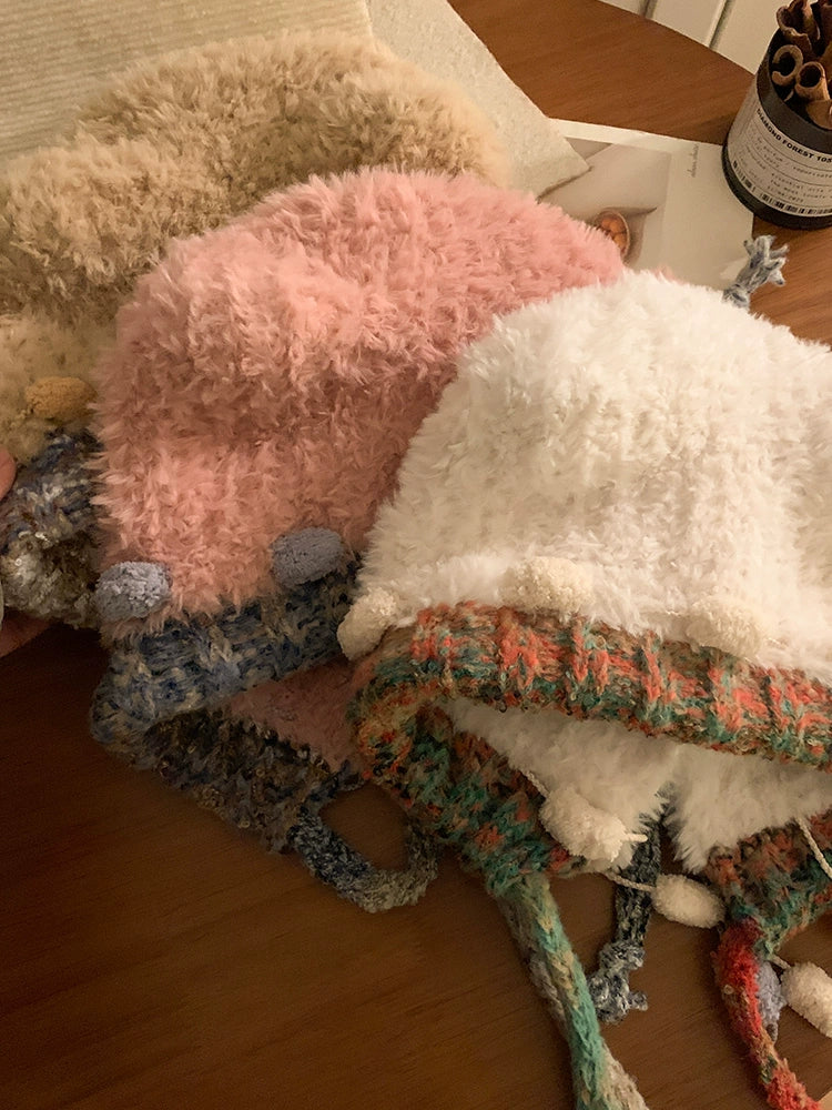 Little Bear Ears Plush Hat