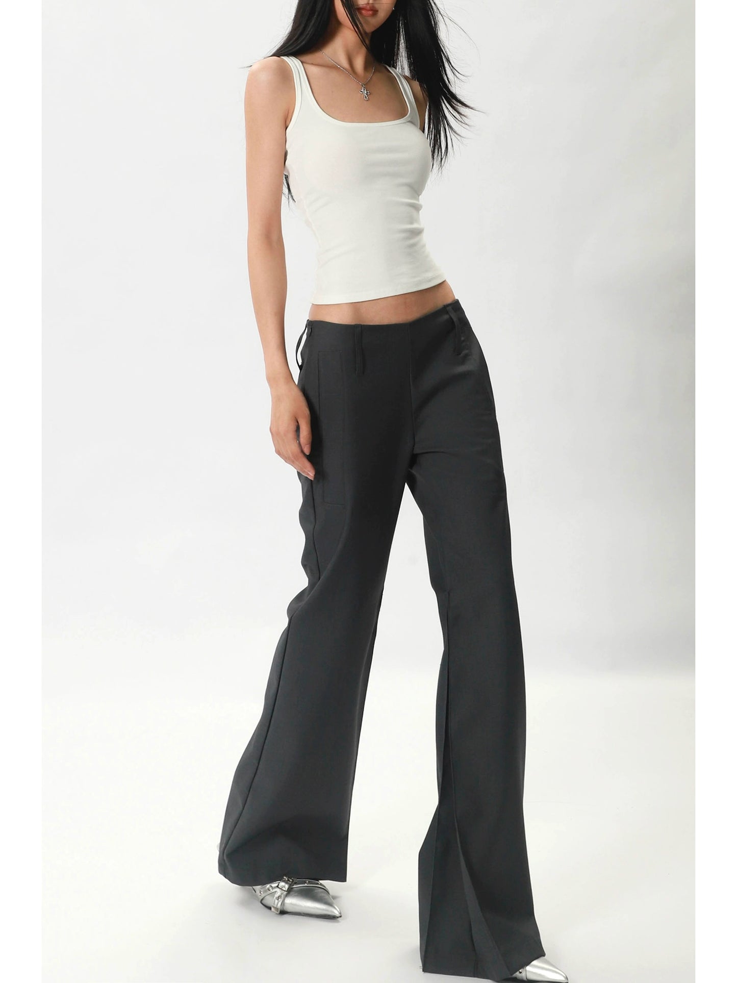 Elastic suit pants