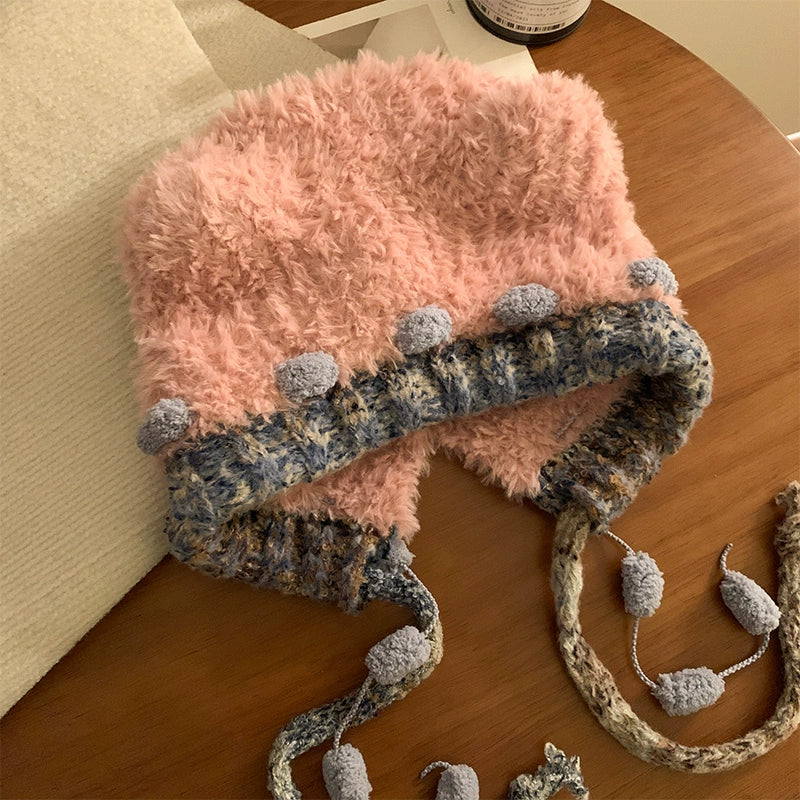 Little Bear Ears Plush Hat