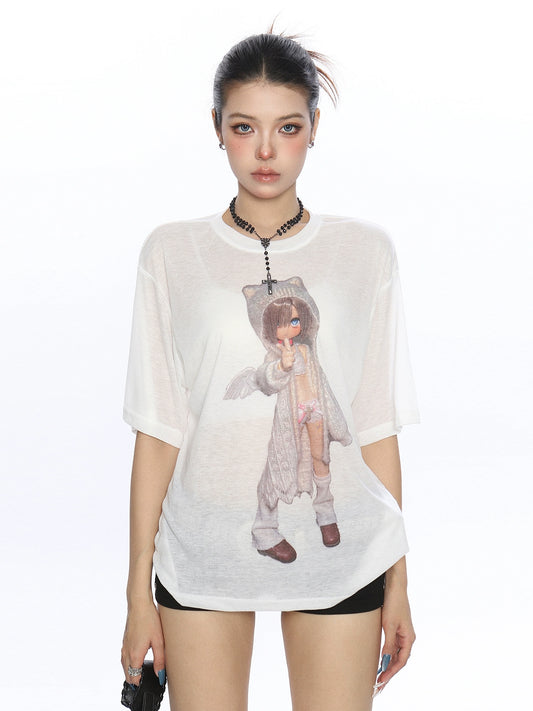 Abi Girl Printed Short sleeved T-shirt