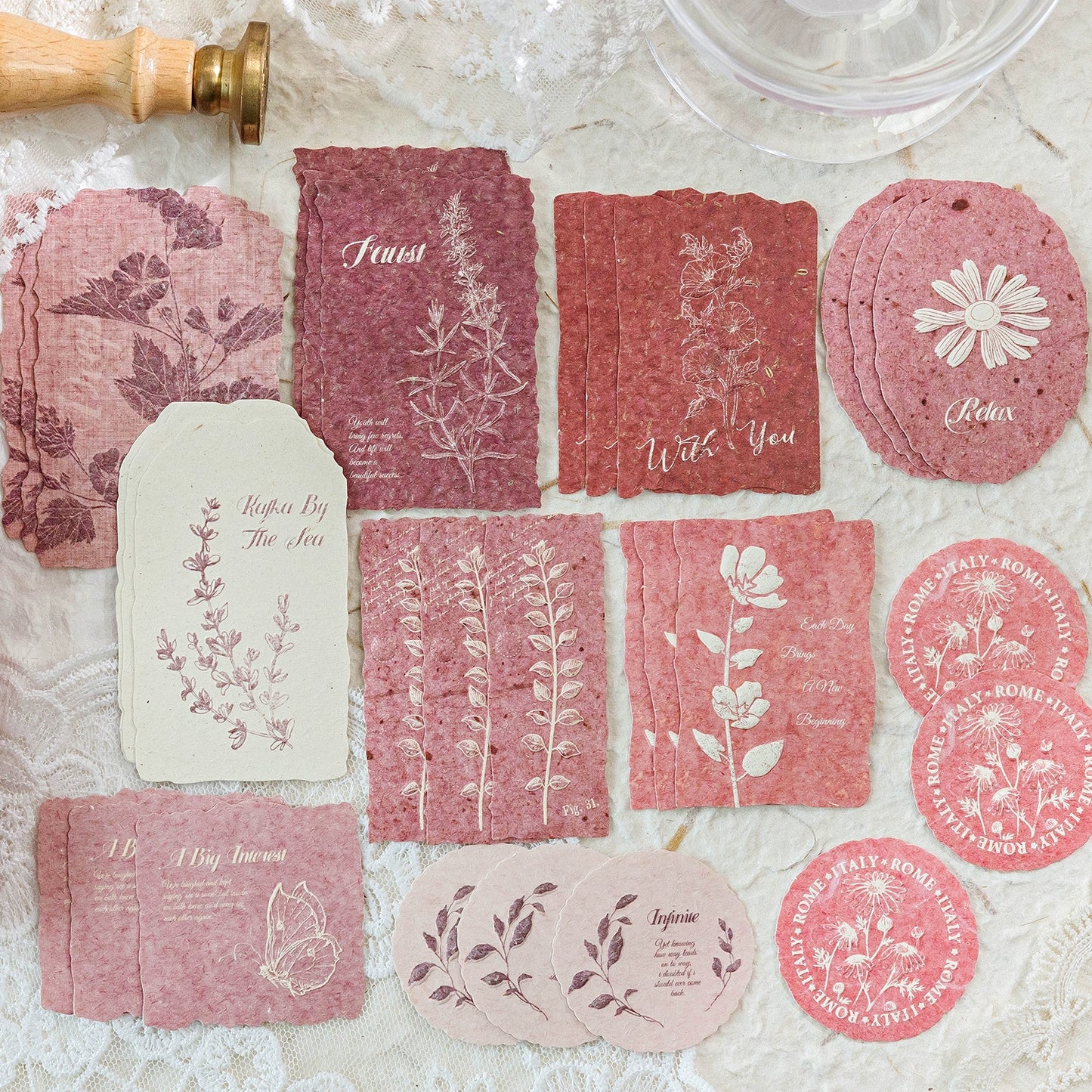 Forest Overture Vanilla Paper Matchbox Booklet Decorative Paper