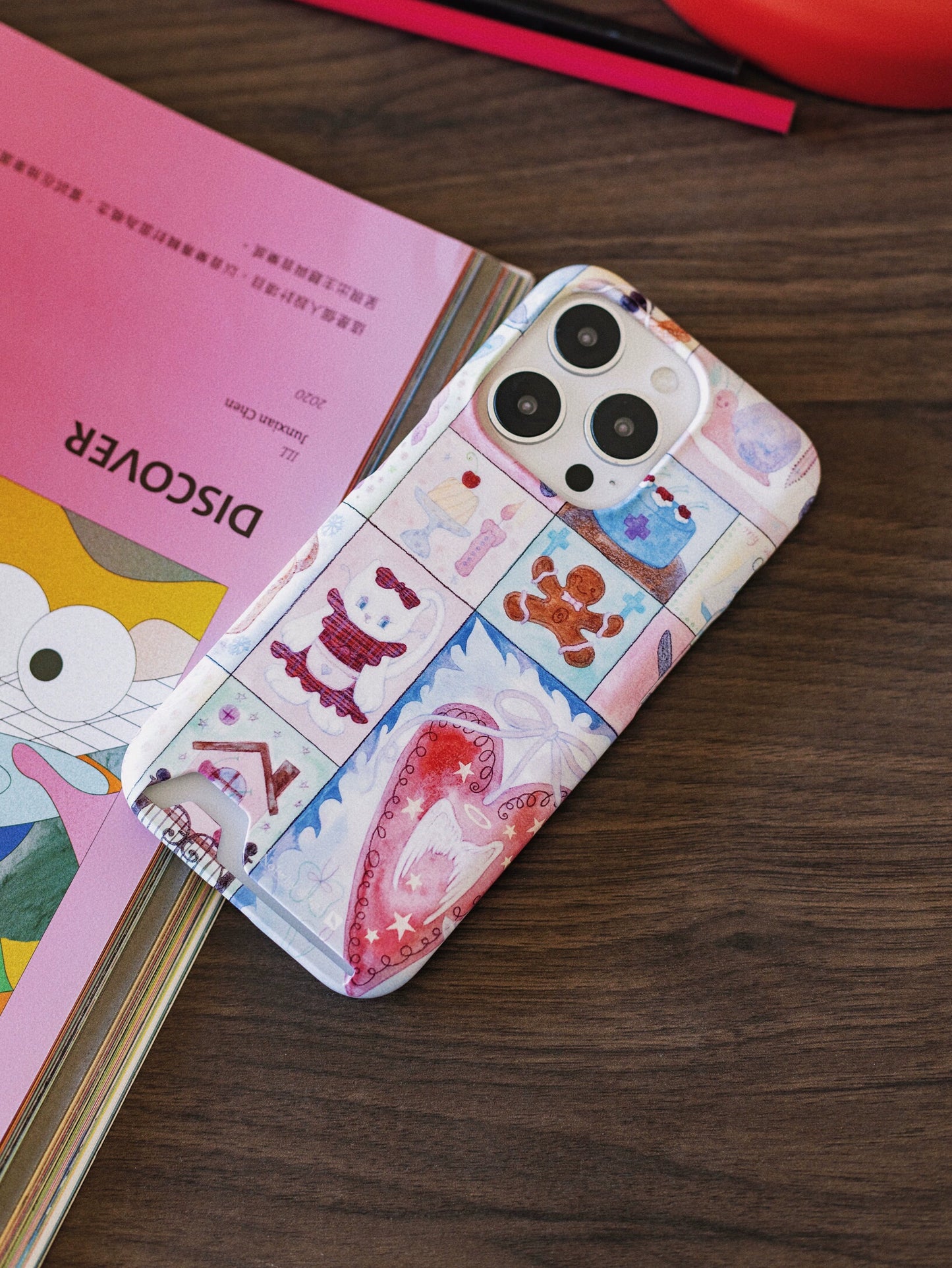 PTMAOR "Dream Core" frosted plug-in Kafflin case phone case